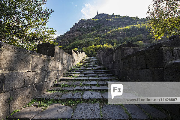 'Sanahin Bridge built in 1195 over the Debed River; Alaverdi Lori Province Armenia'