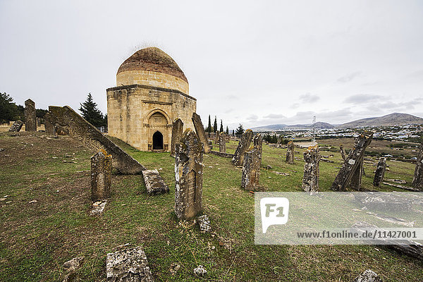 'Tombs of the Shirvan Dynasty at the cemetery; Shamakhi  Azerbaijan'