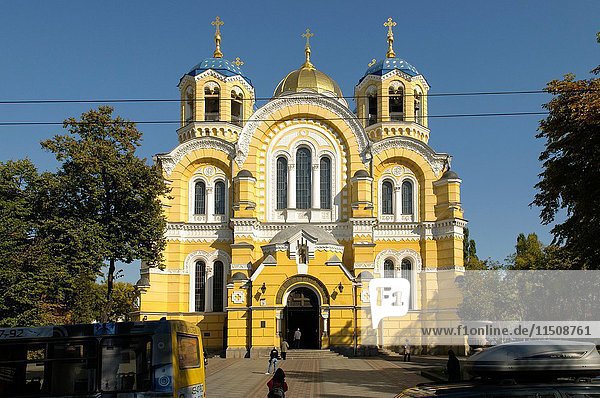 Saint Volodymyr's orthodox Cathedral  Kiev  Ukraine  Eastern Europe