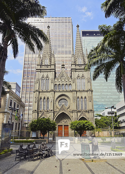 Blick auf die presbyterianische Kathedrale von Rio de Janeiro  Rio de Janeiro  Brasilien  Südamerika