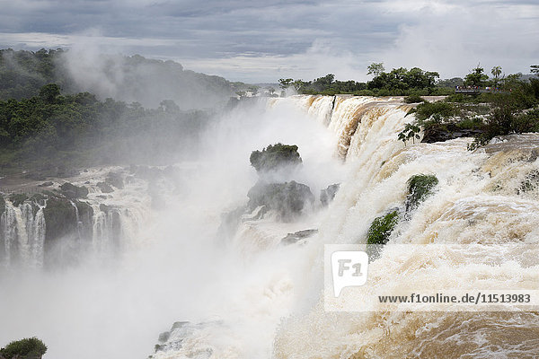 Iguazu Falls  Iguazu National Park  UNESCO World Heritage Site  Misiones Province  The Northeast  Argentina  South America
