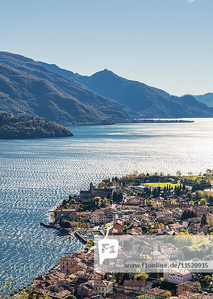 Village of Gravedona on Lake Como  Lombardia  Italy