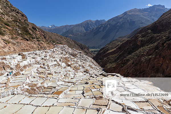 Peru  Andes  Maras  salt ponds