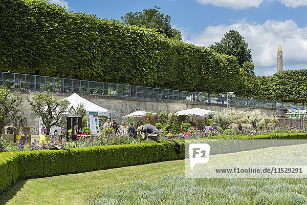 Frankreich  Ile-de-France  Paris (75)  Gartenfest im Jardin des Tuileries  mit Designern  Gärtnern und Gärtnern.