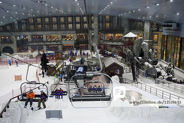 United Arab Emirates  Dubai  a ski park within the Mall of the Emirates