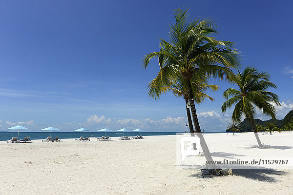 South-East Asia  Malaysia  Langkawi archipelago  Tanjung Rhu  the Four Seasons Resort hotel resort private beach
