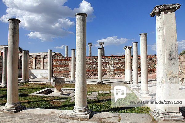 Turkey  province of Manisa (east of Izmir)  Sardes (Sart or Sardis)  of gymnasium site  the synagogue