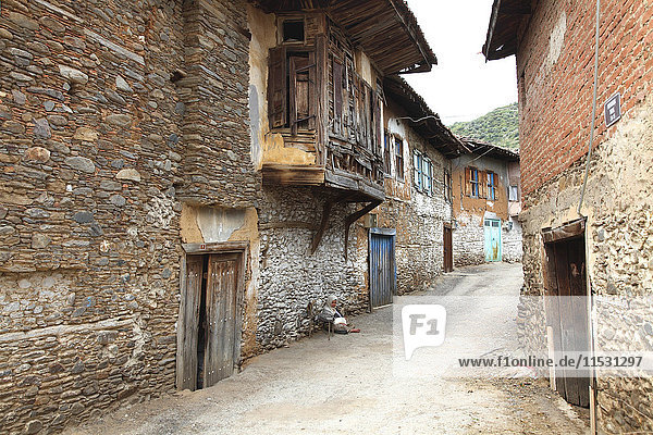 Türkei Provinz Izmir Bezirk Odemis Dorf Birgi traditionelles osmanisches Haus