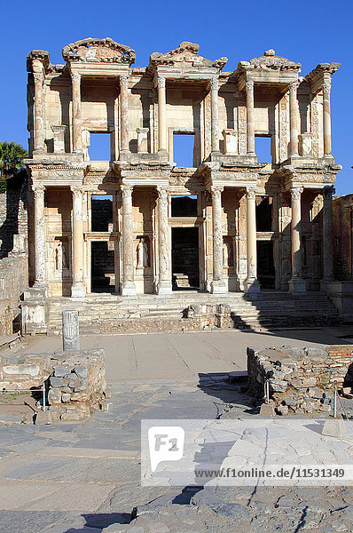 Türkei  Provinz Izmir  Selcuk  archäologische Stätte von Ephesus  Celsus-Bibliothek