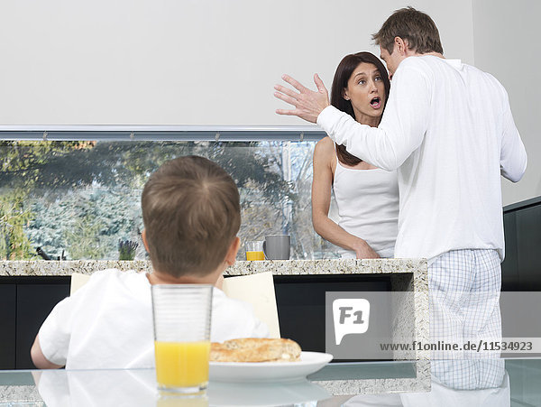 Couple Fighting in Kitchen