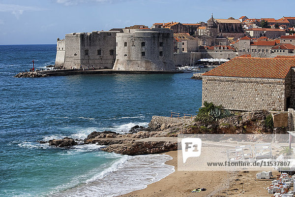 Croatia  Dalmatia  Dubrovnik  Old Town  Adriatic Sea