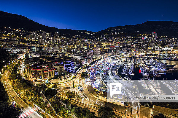 Monaco  Monte Carlo bei Nacht