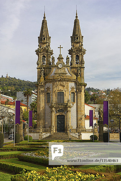 Portugal  Bezirk Braga  Guimaraes  Kirche Igreja dos Santos-Passos