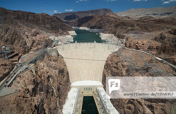 USA  Hoover Dam zwischen Nevada und Arizona