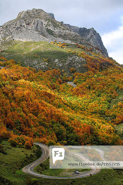 Spanien  Asturien  Naturpark Somiedo im Herbst