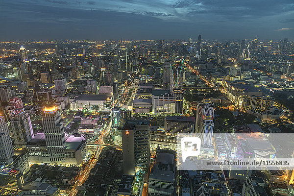 Stadtbild von Bangkok  Thailand  Südostasien  Asien