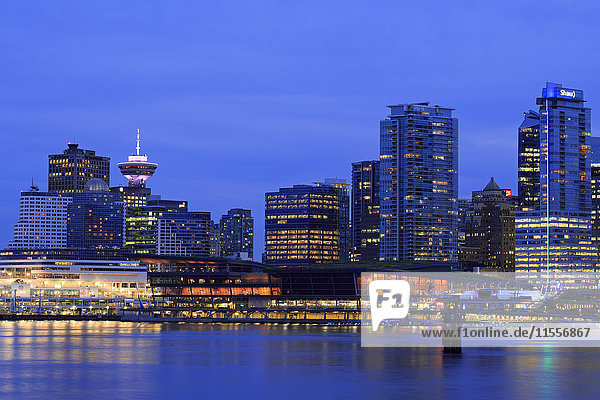 Vancouver skyline  British Columbia  Canada  North America