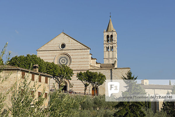 Italien,  Umbrien,  Assisi,  Basilika von Santa Chiara