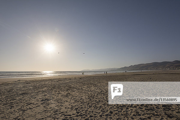 USA  California  sunset at Pismo Beach