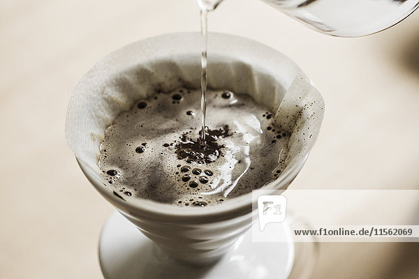 Zubereitung von Filterkaffee