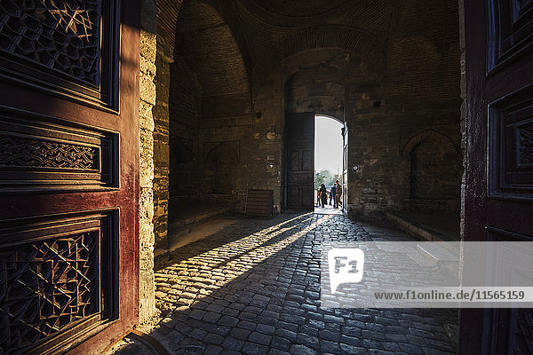 Das Kaiserliche Tor (Bab-i Hümayun) oder Tor des Sultans zum Topkapi-Palast; Istanbul  Türkei .