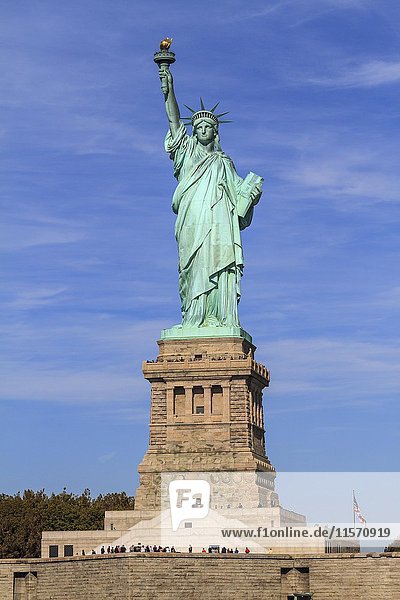 Freiheitsstatue  Liberty Island  New York City  New York  USA  Nordamerika