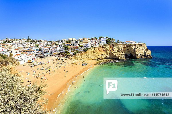 Beach  Carvoeiro  Algarve  Portugal  Europe