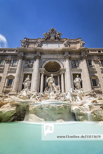 Trevi Fountain  Fontana di Trevi  landmark  Rome  Lazio  Italy  Europe