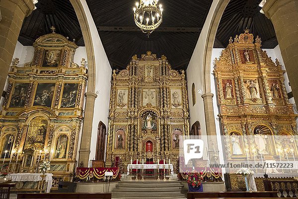 Altarraum  Nuestra Señora de la Peña de Francia  Puerto de la Cruz  Teneriffa  Kanarische Inseln  Spanien  Europa
