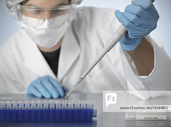 Forensik  Blutprobe  Blutanalyse