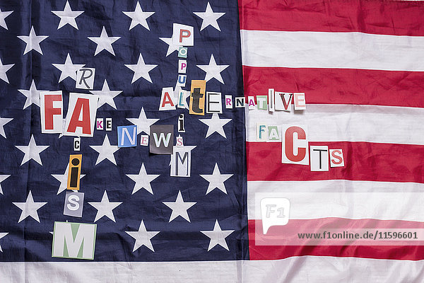 Populistische Worte zur US-Flagge
