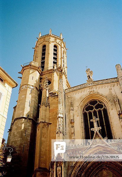 Aix Cathedral in Aix en Provence in Provence Alpes Cote d'Azur in France in Europe.