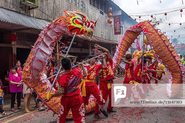 Chinese New Year Festival Capgomeh Year 2017 15th Day Of The 1st Month At Siniawan Sarawak Malaysia