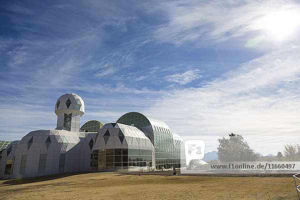 Biosphere 2  eine Forschungseinrichtung für Erdsystemforschung  die seit 2011 der Universität von Arizona gehört. Tucson  Arizona  USA.