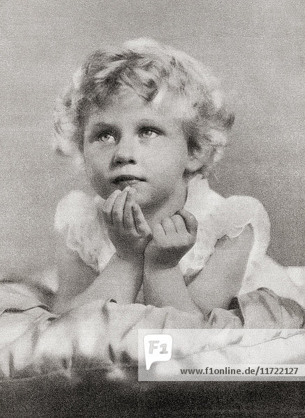 Prinzessin Margaret  Margaret Rose; 1930 - 2002  alias Prinzessin Margaret Rose. Jüngere Tochter von König Georg VI. und Königin Elisabeth. Von ihren gnädigen Majestäten König Georg VI. und Königin Elizabeth  veröffentlicht 1937.