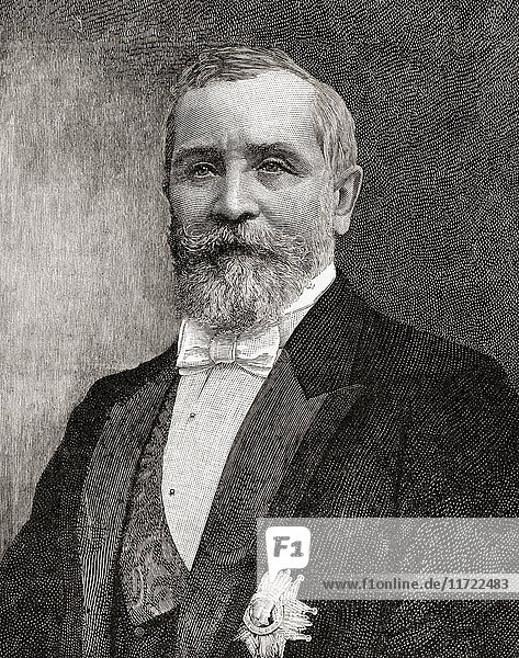Émile François Loubet  1838 - 1929. Achter Präsident von Frankreich. Aus der Jahrhundertausgabe von Cassell's History of England  veröffentlicht um 1900