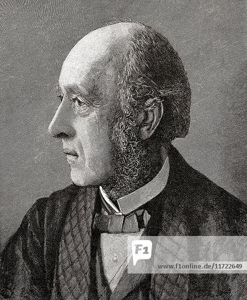 William Edward Hartpole Lecky  1838 - 1903. Irischer Historiker und politischer Theoretiker. Aus der Jahrhundertausgabe von Cassell's History of England  veröffentlicht um 1900