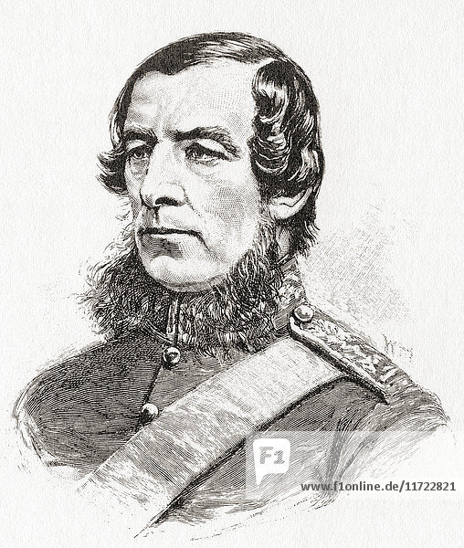 Sir Henry Barkly  1815 - 1898. Britischer Politiker  4. Gouverneur von Britisch-Guayana und Mäzen der Wissenschaften. Nach einem Druck aus den 1880er Jahren.