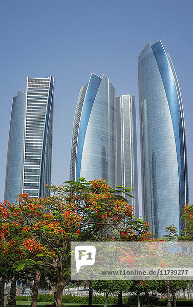 Etihad Towers  Adu Dhabi  Vereinigte Arabische Emirate