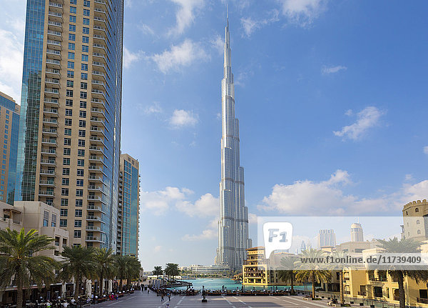 Stadtzentrum von Dubai  Burj Khalifa  Vereinigte Arabische Emirate
