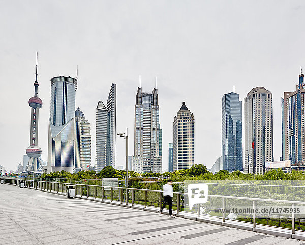 Finanzdistrikt  Pudong  Shanghai  China