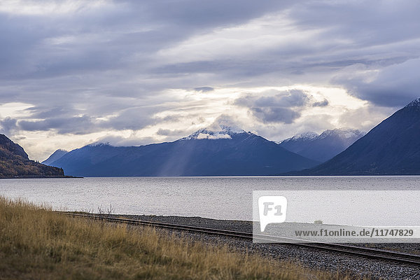Landscape of Anchorage Alaska USA