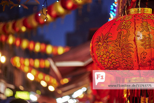 Lantern detail  Chinatown  Singapore  Southeast Asia  Asia