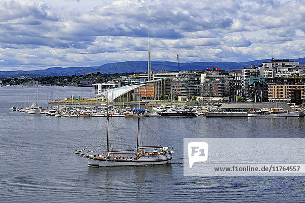 Pipervika-Hafen  Oslo  Norwegen  Skandinavien  Europa