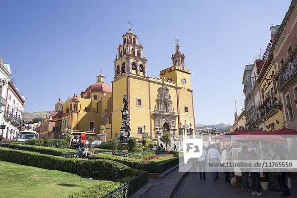 Basilica Colegiata de Nuestra Senora de Guanajuato  Guanajuato  UNESCO-Welterbe  Mexiko  Nordamerika