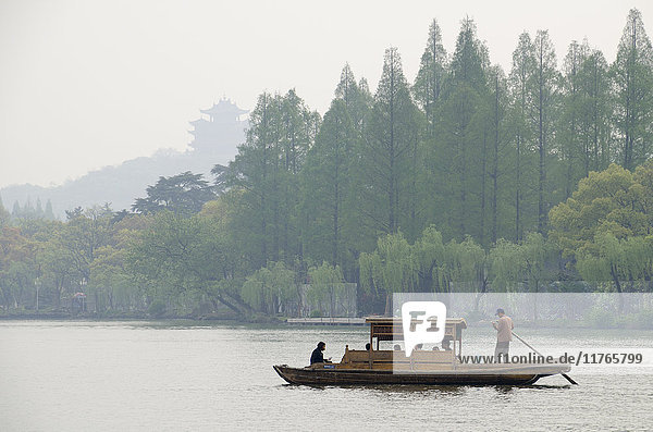 Westsee  Hangzhou  Provinz Zhejiang  China  Asien