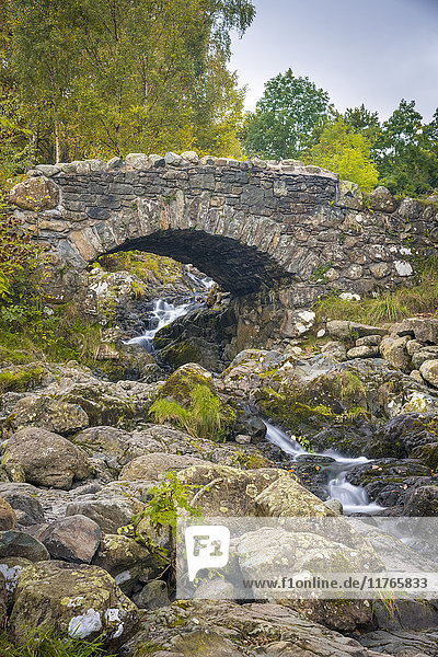 Ashness Bridge  Lake District National Park  Cumbria  England  Vereinigtes Königreich  Europa