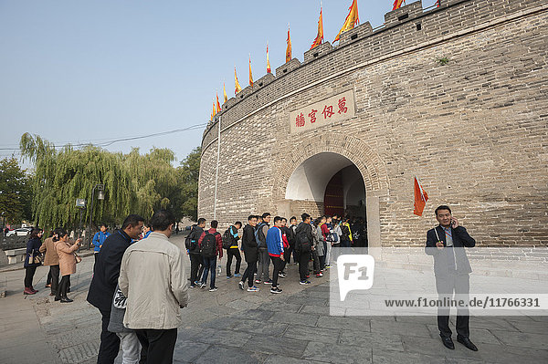 Konfuzius-Tempel  Qufu  UNESCO-Weltkulturerbe  Provinz Shandong  China  Asien