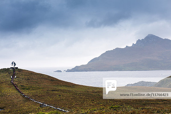 Cape Horn at the far southern end of South America in the islands of Cape Horn National Park Patagonia Chile South America