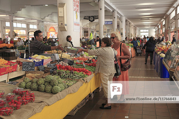 Marche Forville (Forville Market)  Cannes  Alpes Maritimes  Cote d'Azur  French Riviera  Provence  France  Europe